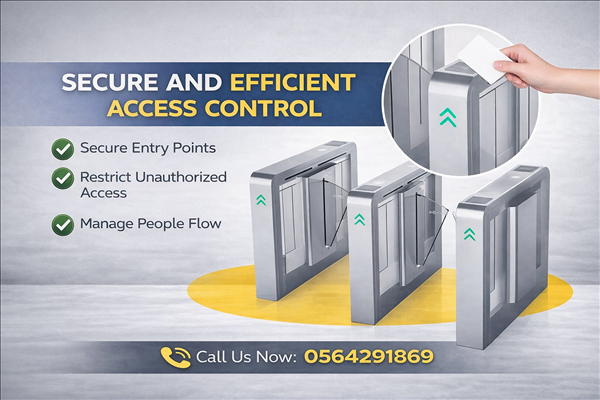 سعر بوابات دخول الموظفين والافراد بالكرت والبصمةflap barrier