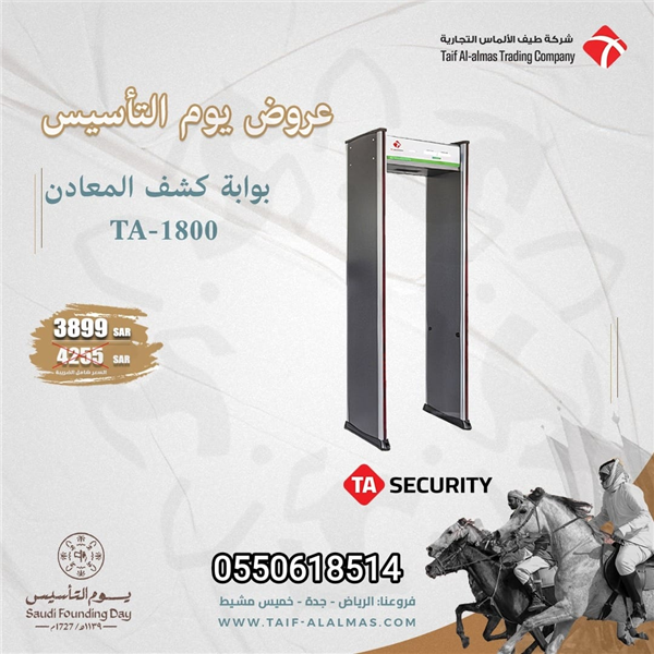 بوابات كشف المعادن بوابات تنظيم دخول