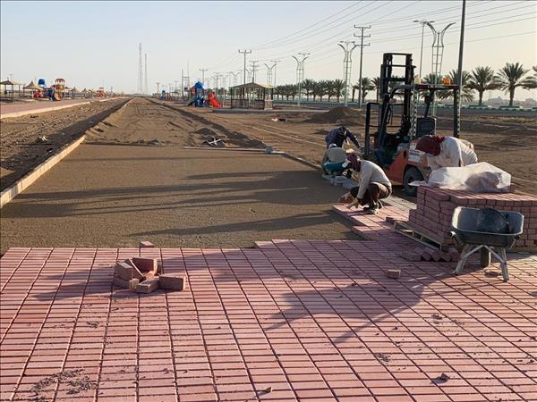 توريد وتركيب بلاط الارصفة والبردورات 